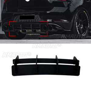 2 pièces Aileron latéral de fenêtre arrière noir brillant pour Volkswagen Golf 7 MK7 Variant Wagen 2014-2017 Accessoires de voiture - Product Image 1