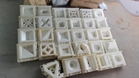 Moule à blocs de béton en plastique ABS écologique Reazone, moule à briques creuses pour ventilation