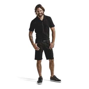 BLAKLADER - 144918459900C60 Service shorts <b>stretch</b> <b>Black</b> - EAN 7330509535936 <b>WORK</b> <b>TROUSERS</b> <b>WORK</b> SHORTS - Product Image 3