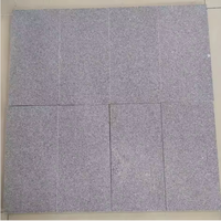 Revêtement extérieur en pierre G633 gris sésame découpé sur mesure pour maison - Finitions flammées, martelées, affûtées