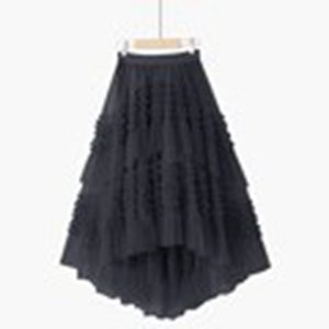 <span class=keywords><strong>Jupe</strong></span> longue en tulle pour <span class=keywords><strong>femme</strong></span> Y402013, à volants, multicouche, en maille, coupe trapèze, style <span class=keywords><strong>tutu</strong></span>, pour bal de promo ou <span class=keywords><strong>mariage</strong></span> - Product Image 3