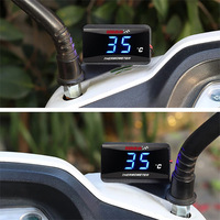 Jauge de température d'eau universelle KOSO pour moto, accessoire d'instrument étanche avec affichage LCD de la température en Celsius