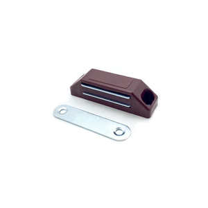 Chiusura Magnetica per Armadietti - Ideale per Ante di Armadi, Credenze, Cassetti e Persiane - Chiusura Magnetica Facile da Installare (Marrone) - Product Image 4