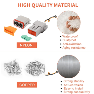 מסופי דטש סדרת Dt 2 3 4 6 8 12 פין מחברי רכב נשי מחבר כלי רכב חוט רתום dt dtm מחבר deutsch מחבר - Product Image 3