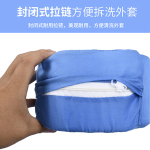 Coussin de lit médical pour retournement de personne, 17x10cm, avec anneaux de maintien main-pied pour adultes - Product Image 4