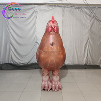 Déguisement Adulte Sauter costume Cosplay Fête Gonflable Coq poule cocu costume de poulet