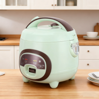 Mini cuiseur à riz électrique portable en gros cuiseur à vapeur multifonctionnel pour le ménage hôtel en plastique comprend une tasse à mesurer à palette