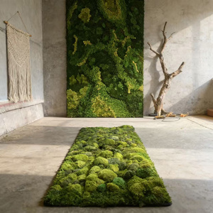 Art mural en mousse préservée sur mesure, fait main, écologique, panneau de mousse naturelle <span class=keywords><strong>pour</strong></span> la réception de bureau, le hall d'hôtel, décoration murale en mousse - Product Image 4