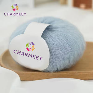 Hilos de Mohair Suaves al por Mayor Charmkey, Grosor Medio, para Tejer a Mano y Crochet, Hilos de Mohair Mezclados en Oferta para Suéter - Product Image 2