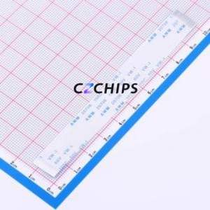 ZX-FFC0.5-T-10048-23P FFC Cable (Flexible Flat Cable) P=0.5mm Connector 23P 0.5mm Non-Inverting 10cm - Product Image 1