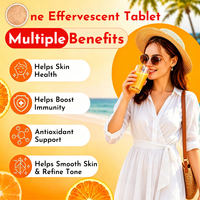 Comprimés effervescents de vitamine C OEM, complément multivitaminé éclaircissant pour la peau, 1000 mg, comprimés effervescents de vitamine C pour adultes