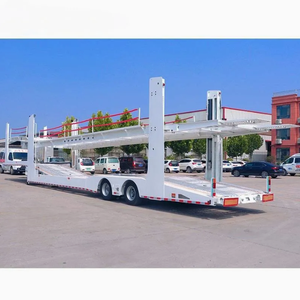 Remorque de transport de voitures à suspension pneumatique à 2 essieux, norme européenne, capacité 6/8/10 voitures, à <span class=keywords><strong>vendre</strong></span> - Product Image 1