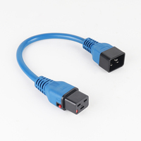 Cordon d'alimentation robuste IEC C19 avec verrouillage C20 de haute qualité, homologué IP65, pour serveurs et ordinateurs