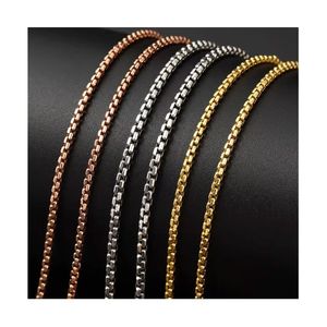 สร้อยคอทองคำแท้ 18K ดีไซน์เรียบหรูมินิมอลสำหรับผู้ชายและผู้หญิง ยี่ห้อ Xinfly คุณภาพสูง พร้อมกล่อง - Product Image 1