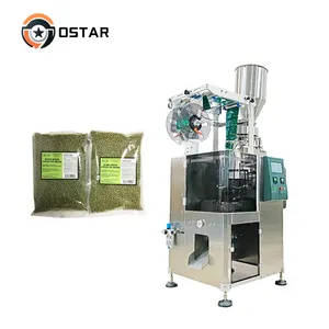 Bolsa de fabricación automática Vertical Cuantitate Mung Bean Máquina de embalaje de gránulos de semillas vegetales