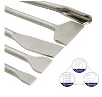 Lot de 10 forets SDS Plus pour marteau perforateur avec burins, forets à béton 5-20mm, kit de burins pour marteau rotatif avec étui