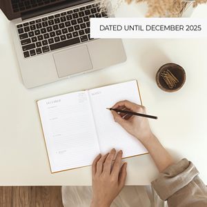 Vintage A5 Customizable Leather Hardcover <b>Planner</b> with 100 Sheets Designable Thick Paper High-quality Calendar Notebook - Product Image 2