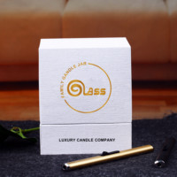 Boîtes à bougies en carton de luxe personnalisées pour l'emballage de pots de bougies, boîte cadeau avec logo, boîte à bijoux en papier