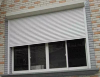 Fenêtre avant personnalisée sécurité volet roulant magasin alliage d'aluminium télécommande fenêtres en aluminium avec volet roulant fenêtre
