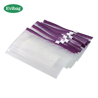 Sac en plastique transparent refermable sur mesure avec fermeture éclair pour congélation, emballage alimentaire, fruits et légumes