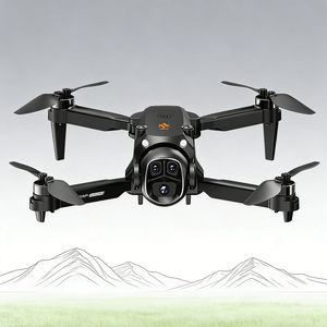 Drones pliables RC avec double caméra 4K pour la photographie portable des débutants et la vidéographie aérienne en extérieur - Product Image 1