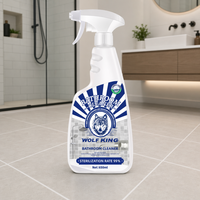 Spray nettoyant tout-en-un pour salle de bain - Détergent professionnel pour toilettes, baignoire et lavabo