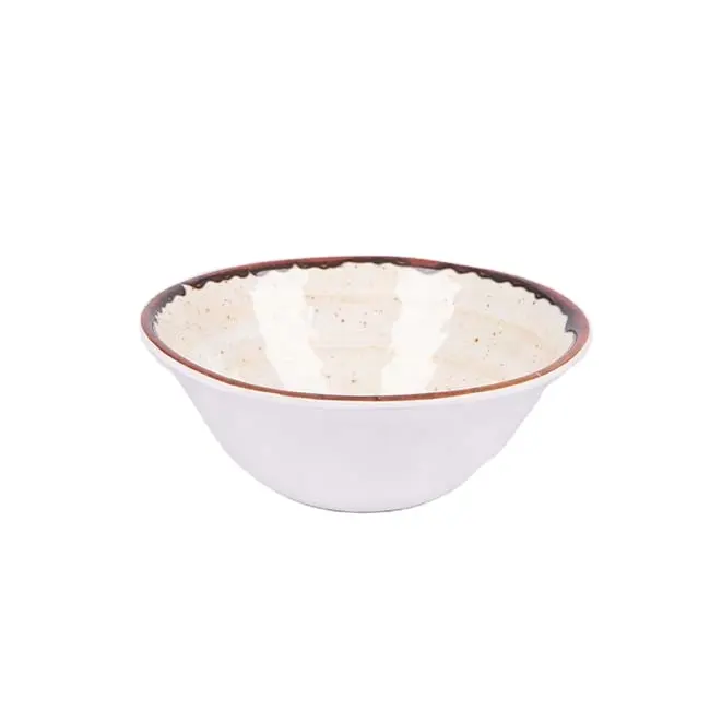 Free Sample Cheap Swirl Design Blue White Wholesale Like Ceramic Looking Plastic Melamine Bowls For Dinner