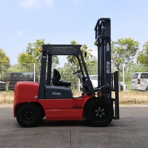 Nouveau <span class=keywords><strong>prix</strong></span> bas : Chariot élévateur diesel RUM 3T 3.5T 4T 4x4 tout-terrain avec mât à deux/trois étages et longueur de fourche de 1070 mm, de Shanghai, à vendre - Product Image 2