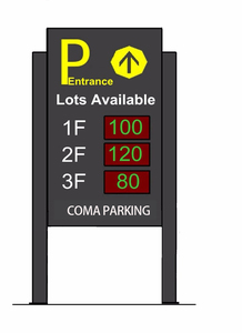 Sistema de Guía de Estacionamiento con Sensores Ultrasónicos para Estacionamiento en Sótanos - Product Image 2