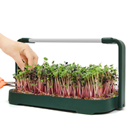 Kit de jardinage intérieur 10W, lampe de culture LED COB à spectre complet, étanche IP44, en alliage d'aluminium, à intensité variable, pour la culture d'herbes et de laitues
