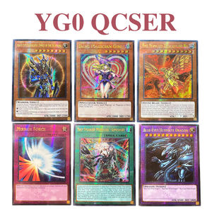 Yu Gi Oh QCSER Blue-Eyes Dragon Dark Magician Girl Jinzo Mirror English Reissue Portable Paper Toys Collectibles Game - Product Image 2