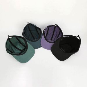 ออกแบบโลโก้ของคุณเองได้ตามต้องการ หมวกกีฬา 5 ชิ้น ระบายอากาศ กันน้ำ แห้งเร็ว ปรับได้ ผลิตจากไนลอน สำหรับทุกเพศ ฤดูใบไม้ผลิ/ฤดูร้อน - Product Image 3