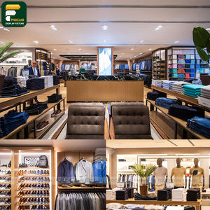 Présentoir de Boutique de Mode Minimaliste, Armoire Verticale pour Vêtements, Meuble de Présentation Commercial à Cadre Fin - Product Image 6