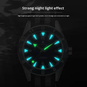 Montre homme populaire MIYOTA en acier inoxydable, entièrement automatique, mécanique, pour étudiant, mouvement pur mécanique, verre saphir, étanche 3 ATM - Product Image 2