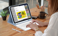 Kenke Keyboard nirkabel, mesin tik Port Usb lampu Ultra ramping dapat diisi ulang Keyboard untuk Ipad Pro 11 10.5 10.2 inci Case