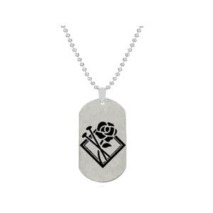 Colgante con grabado de tatuaje Jujutsu Kaisen, collar de Anime, accesorio de <span class=keywords><strong>Cosplay</strong></span> - Product Image 5