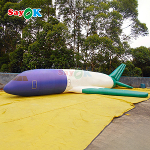 <span class=keywords><strong>Avion</strong></span> géant gonflable d'extérieur Sayok 10m, grand modèle d'<span class=keywords><strong>avion</strong></span> gonflable pour la publicité - Product Image 4