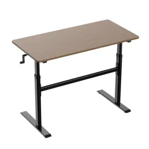 Crank tangan Modern profesional, meja Gaming angkat berdiri ergonomis tinggi dapat disesuaikan