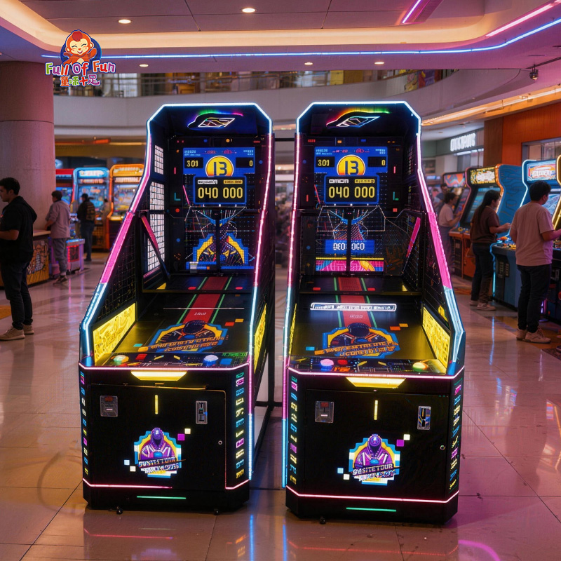 Coin Operated Street Basketball Shooting Game Machine Commercial Arcade Equipment