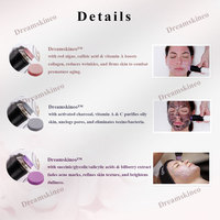 3 en 1 Pods d'Oxygène Portable pour le Visage Pollog Glamch Balanvive Illudrafacox Minatedet Neo Serum Kit Co2 Solution Bubble