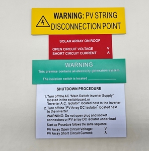 ABS solar panel <b>sticker</b> - Product Image 1