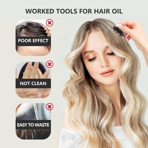 Pequeño aplicador de aceite para el cabello, peine para la raíz del cuero cabelludo, para tratamiento líquido del cuero cabelludo, peine aplicador para el crecimiento del cabello - Product Image 2