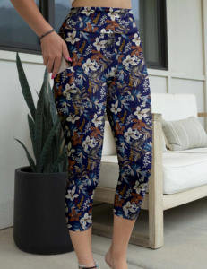 Leggings tactiques <span class=keywords><strong>cargo</strong></span> à taille haute Meiyang Custom Oner Active, imprimés floraux, avec poches, vêtements pour femmes - Product Image 6