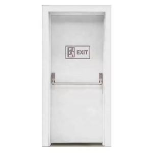 Ensemble Skyland Double porte d'entrée en bois de style français avec pivot en fer forgé en fibre de verre et acier - Product Image 4