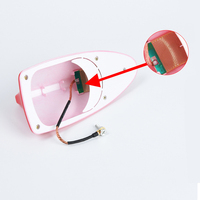 Antenne de Voiture Universelle Étanche QY en Forme d'Aileron de Requin 144 MHz 30 Ohms Amplificateur de Signal Radio Amélioré en ABS Design Décoratif Courte
