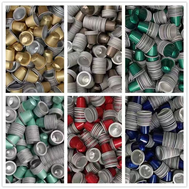 Manufacturer 15ml 5g High Quality Portable Coffee Pods Making Machine Empty Aluminum Foil Container with Lid Disposable Feature