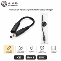 Kabel Pengisian Daya USB Type C PD DC 7.4mm 5.5mm 4.5MM untuk Lenovo untuk Dell untuk HP Laptop Power Adapter Converter Extended Adapters Co