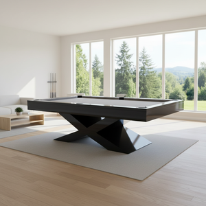 Table de billard de luxe 2026 en bois massif avec ardoises en pierre, <span class=keywords><strong>feutre</strong></span> à vitesse rapide, peinture laquée de haute qualité, table de billard moderne - Product Image 4