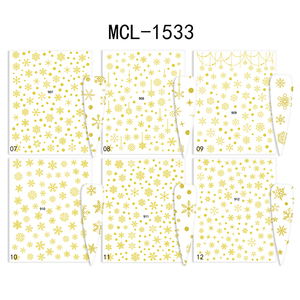 Adesivi per Unghie a Forma <span class=keywords><strong>di</strong></span> <span class=keywords><strong>Fiocco</strong></span> <span class=keywords><strong>di</strong></span> <span class=keywords><strong>Neve</strong></span> per Nail Art, Decorazioni per Design delle Unghie, Fogli Decorativi - Product Image 6