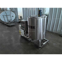 Machine de pasteurisation 100L 150L 200L 300L 500L 1000L Transport Réfrigérateur Stockage Lait Réservoir De Refroidissement